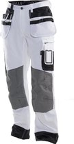 Jobman 2171 Painters' Trousers Core 65217119 - Wit/zwart - D108