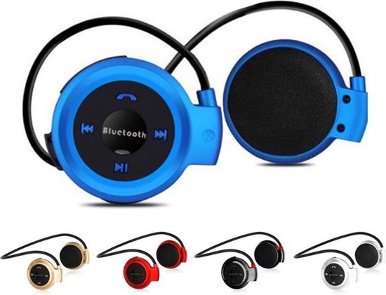 maandag Verzoenen magie Draadloze Sport Oordopjes - Bluetooth Oortjes voor Hardlopen - On-ear  Koptelefoon Blauw | bol.com