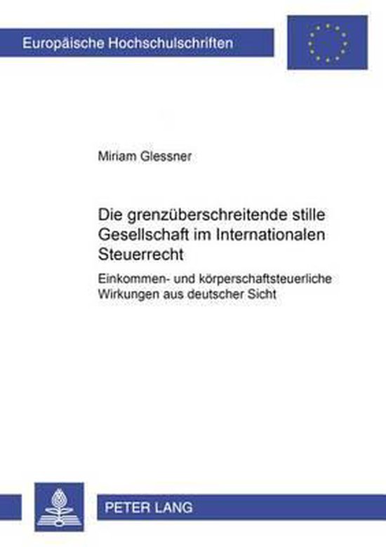 Europaeische Hochschulschriften / European University Studie ... - cover