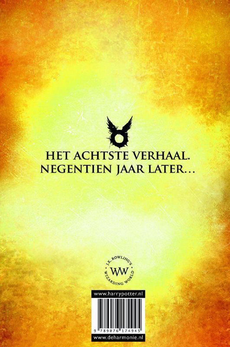 Harry Potter - Harry Potter en het vervloekte kind Deel een en twee - back cover