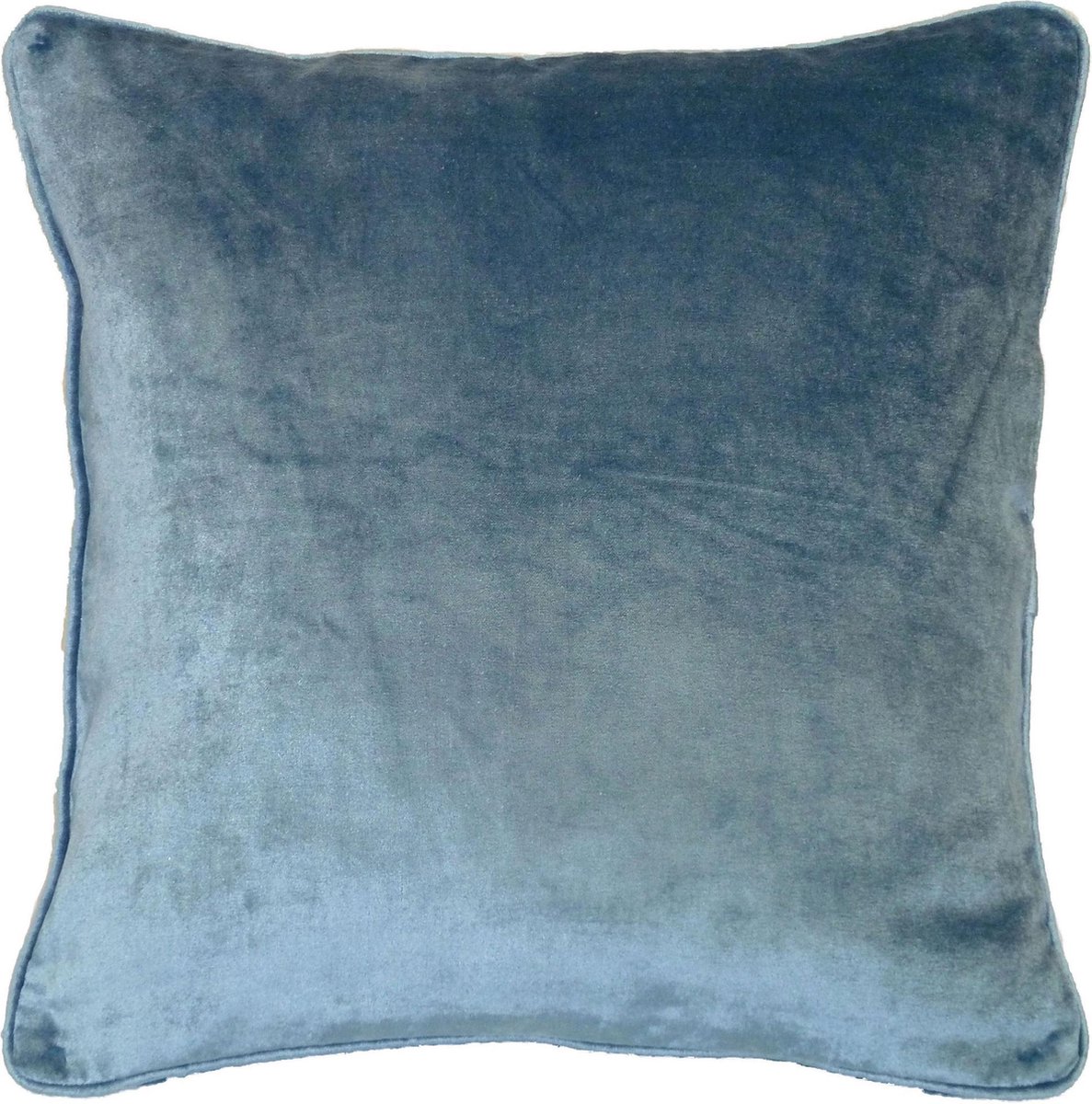 Dutch Decor Kussenhoes Fluweel 45x45 Cm Denim