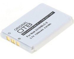 Batterij voor Nokia 3310 / 3330 / 3410 / 3510 / 3510i / 6650 / 68000 (BLC-2) 1300mAh 3.7V Li-Ion