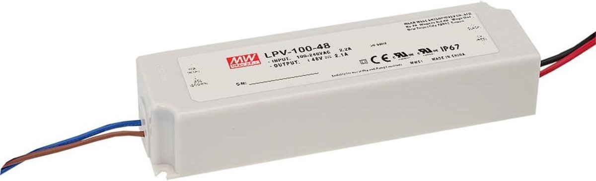 Mean Well LED Trafo 100W 24 V 4200mA IP67 CV