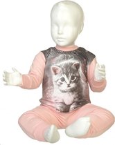 Fun2Wear 2 delige pyjama set Kitten Roze mt.80