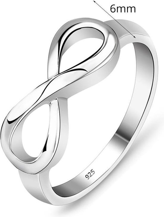 Infinity ring zilverkleurig 19,75 mm | bol.com