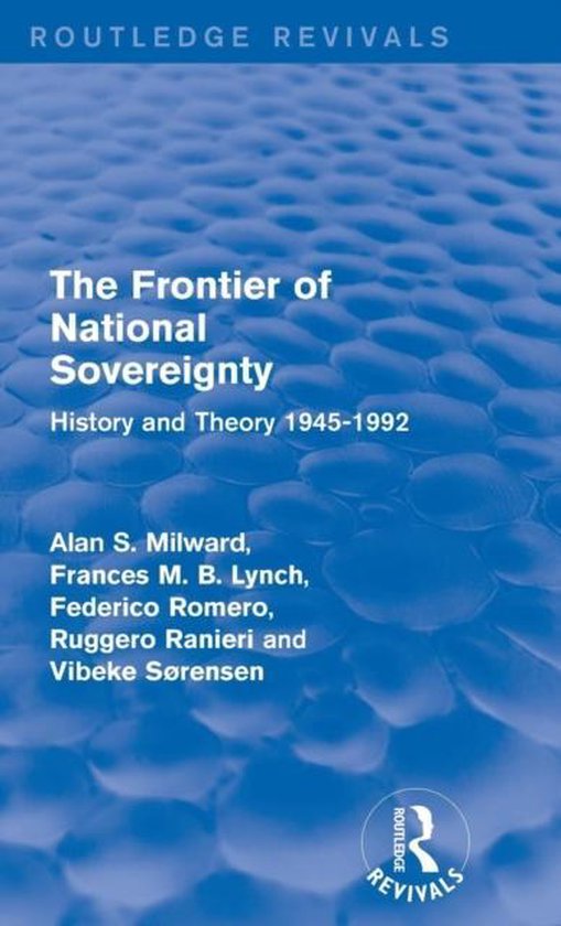 The Frontier of National Sovereignty - cover