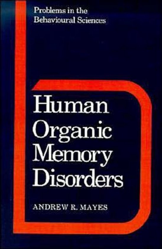 Problems in the Behavioural SciencesSeries Number 7- Human O ... - cover