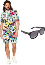 Costume / costume d'été pour homme Test Image - taille 52 (XL) avec lunettes de soleil gratuites