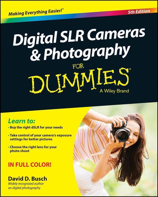 Digital SLR Cameras & Photography For Dummies - cover