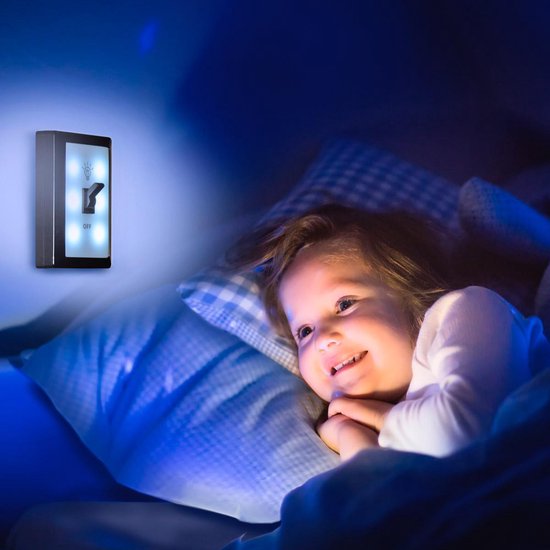 factor koud Blij Draadloos Nachtlampje - LED - Perfect voor Kinderen! - Ook handig als  kastverlichting... | bol.com