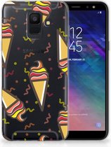 Geschikt voor Samsung Galaxy A6 (2018) TPU Hoesje Design Icecream