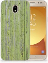 Geschikt voor Samsung Galaxy J5 2017 TPU Hoesje Design Green Wood