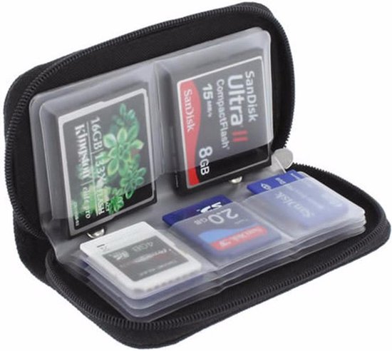 Geheugenkaart etui | opbergbox | case holder | CF/SD/SDHC/MS/DS | bol.com
