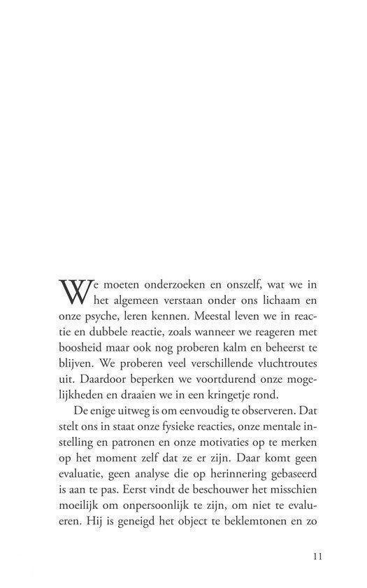 Tekstpagina uit een boek met de titel 'Ik ben'.