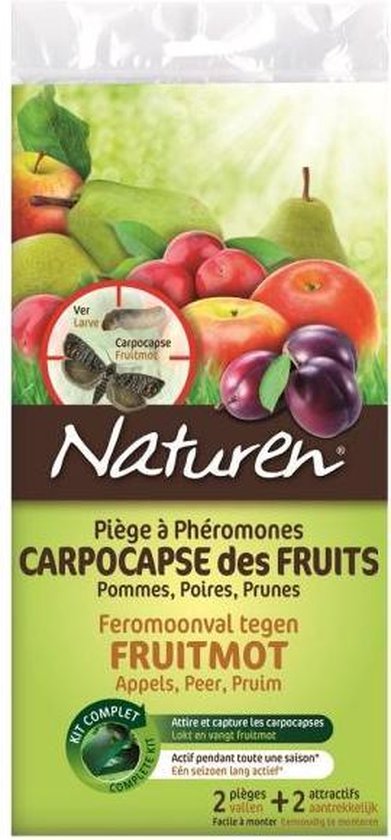 Feromoonval tegen fruitmot - 2 sets