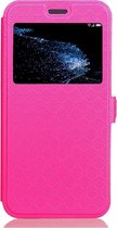 Shop4 - Huawei P10 Lite Hoesje - Window View Case Diamond Series Roze