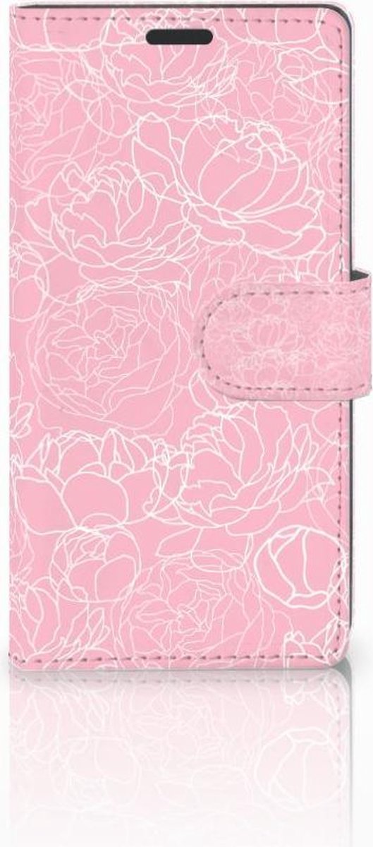 Sony Xperia Z3 Hoesje White Flowers