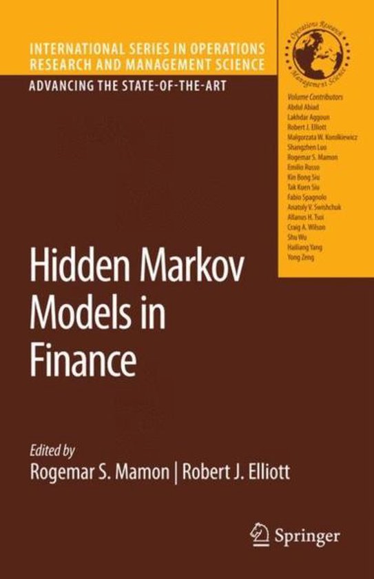 Hidden Markov Models In Finance - cover