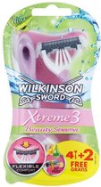 Wilkinson Wegwerpmesjes Women - Xtreme 3 Beauty Sensitive 6 Stuks