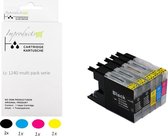 Improducts® Inkt cartridges - Alternatief Brother LC1220 LC1240 / LC-1220 LC-1240 5 stuks