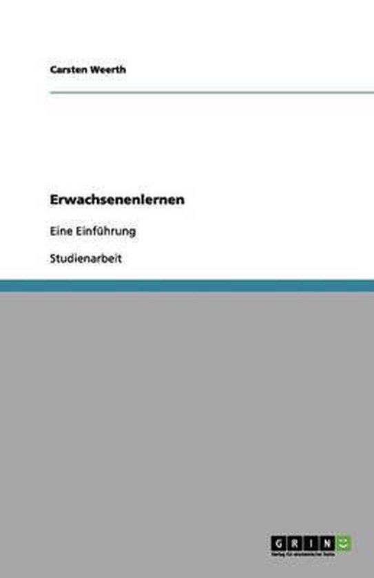 Erwachsenenlernen - cover