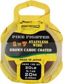 Spro Predator Brown Coated Wire 30lb 20m
