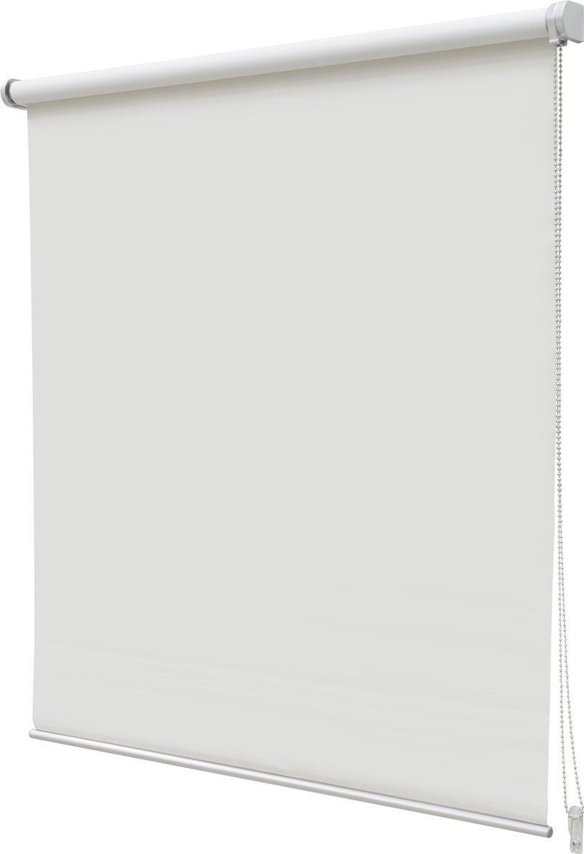 Intensions Rolgordijn - Verduisterend - Uni Luxe Wit - 70x190cm - Intensions Exclusive