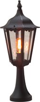 Konstsmide Firenze - Sokkellamp 55cm - 230V - E27 - matzwart
