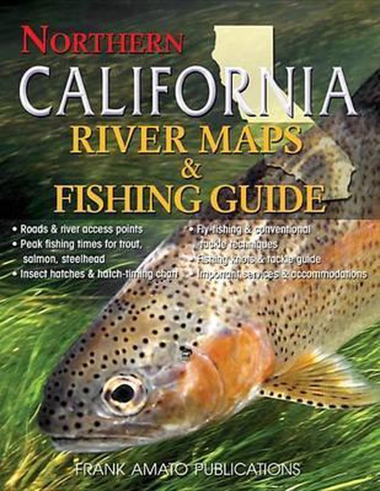 Northern California River Maps - 550x711