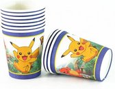 10 stuks kartonnen Pokemon bekers