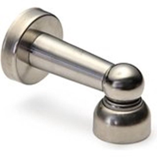 duidelijk Zeldzaamheid Vooruit Vloer- wand deurstopper met magneet rvs look TWM 2495NI | bol.com