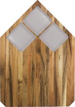 Planche à découper TAK Design Pau - Bois d'acacia - 40,5 x 28,5 cm - Gris béton