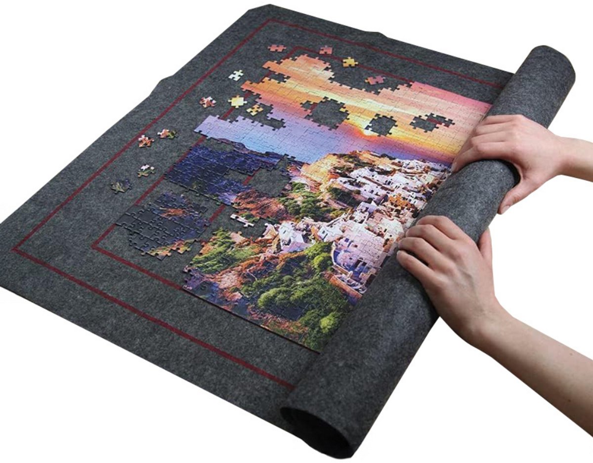 ApexArte® Puzzeltafel - Puzzelmat - Puzzelmap - Zwart