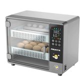 Automatische Eieren Broedmachine 24 Stuks - Slimme Incubator voor Kippen-, Eend- en Kwarteleieren met Temperatuur- en Vochtigheidscontrole, Compacte Broedkast voor Thuis