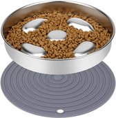 Mangeoires innovante Chiens JGS ® avec fonction anti-glouglou et sous-couche en Siliconen