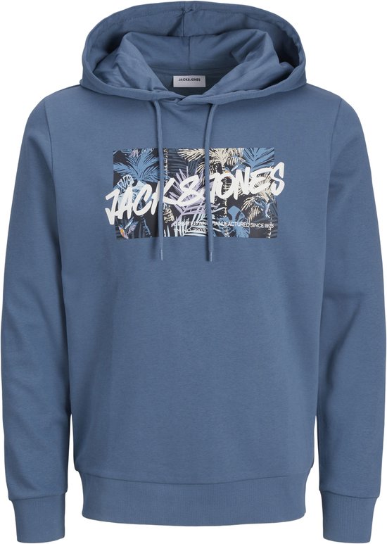 JACK & JONES Josh Sweat Hood Regular Fit, Heren Hoodie Katoenmengsel Met Capuchon Bordeauxrood 12236513 Port Royale