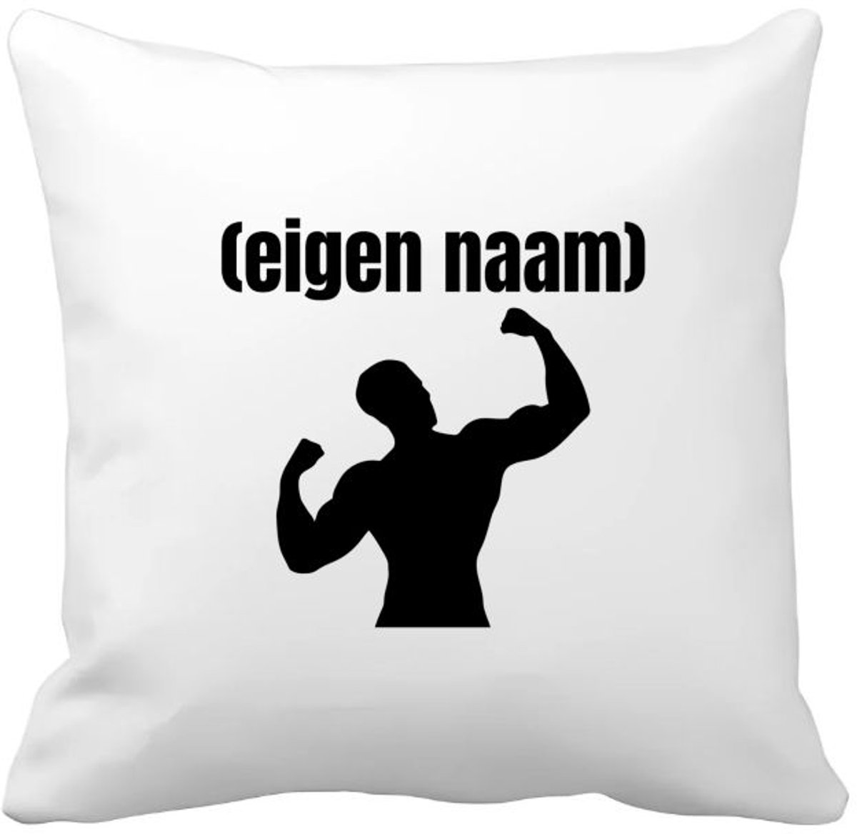 Akyol fitness man met eigen naam Kussen hoes - Fitness - atleten/sport liefhebbers - sport - fitness - bodybuilder - verjaardag - cadeau - kado - 40 bij 40 cm Multicolor
