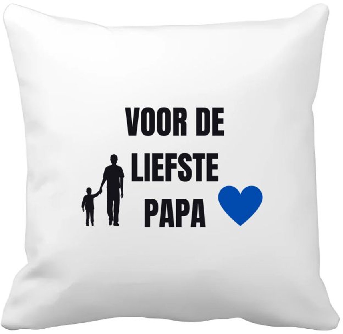 Akyol voor de liefste papa Kussen hoes - Papa - cadeau papa - cadeau - verjaardag papa - vaderdag - beste papa - 40 bij 40 cm Multicolor