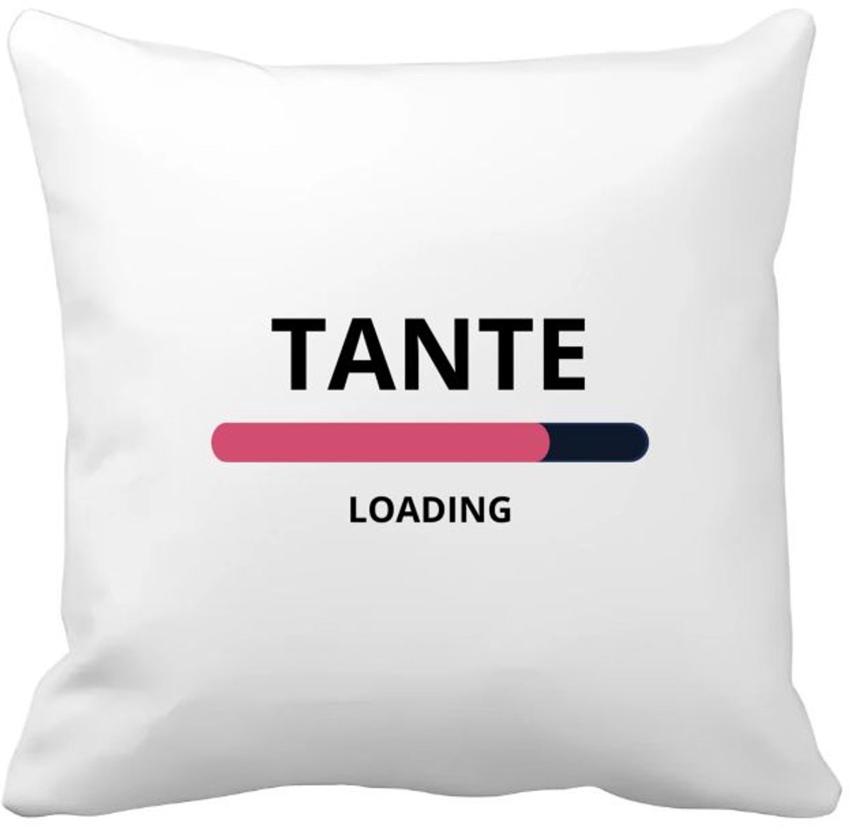 Akyol tante loading Kussen hoes - Tante - ochtendkoffie laden - verjaardagscadeau - verjaardag - cadeau - cadeautje voor tante - tante artikelen - kado - geschenk - gift - 40 bij 40 cm Multicolor