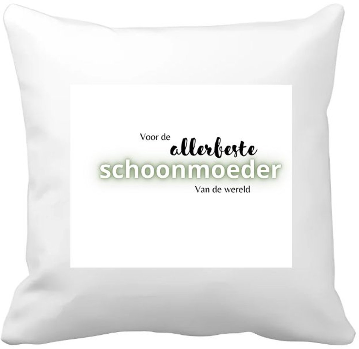 Akyol voor de allerbeste schoonmoeder van de wereld Kussen hoes - Mama - de beste schoonmoeder - moeder cadeautjes - moederdag - verjaardagscadeau - verjaardag - cadeau - geschenk - kado - gift - moeder artikelen - 40 bij 40 cm Multicolor