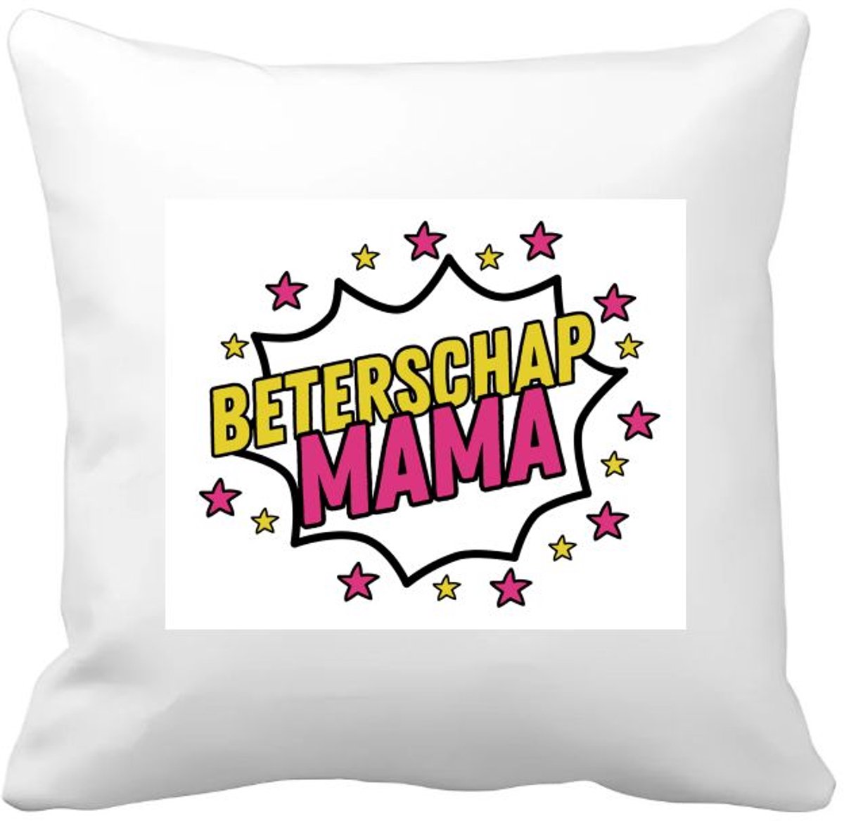 Akyol beterschap mama Kussen hoes - Beterschap - je moeder - beterschap cadeau - kado - moeder - 40 bij 40 cm Multicolor