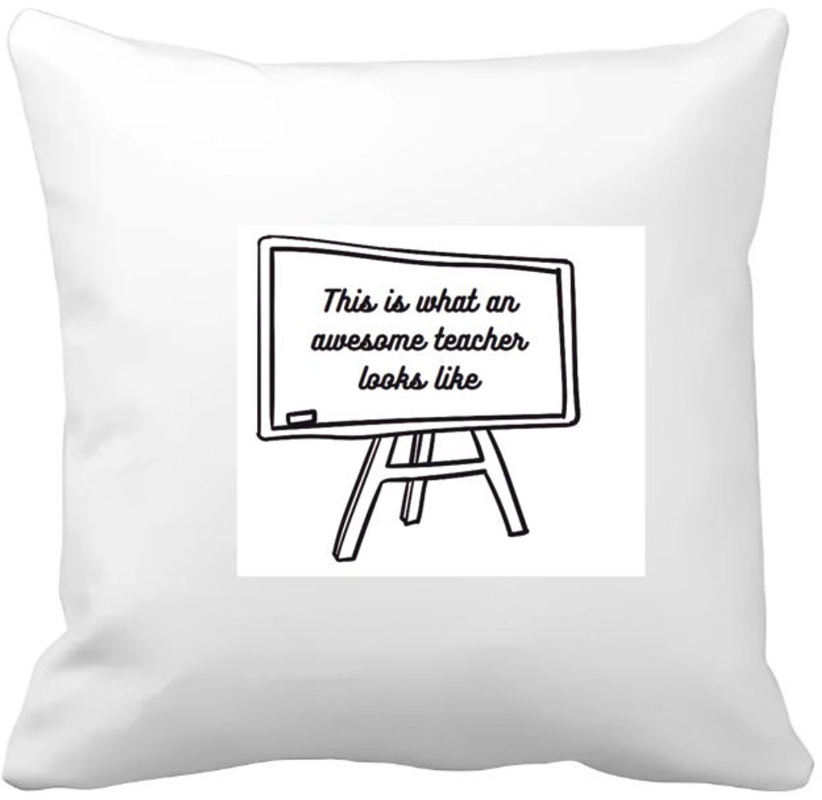 Akyol this is what an awesome teacher looks like Kussen hoes - Juf - meester - teacher - 40 bij 40 cm Multicolor