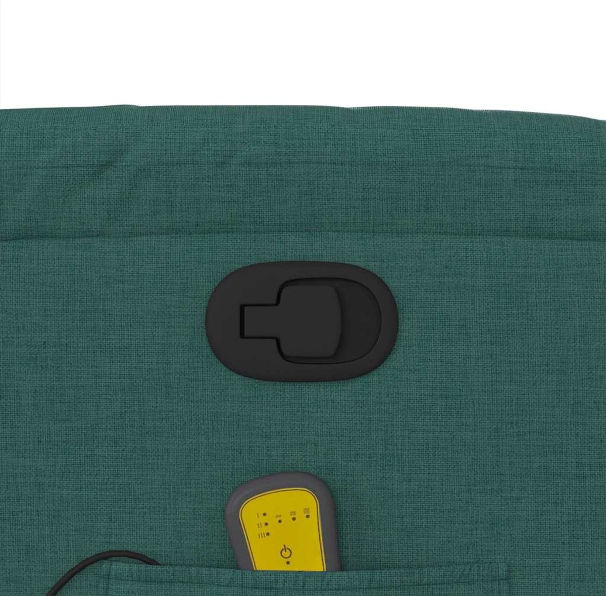 vidaXL Verstelbare Massagestoel Donkergroen Ergonomisch - afbeelding 2