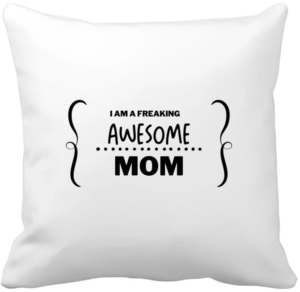 Akyol i am a freaking awesome dad Kussen hoes - Vader - geweldige vader - liefste papa - verjaardag - cadeau - kado - bedankje - geschenk - 40 bij 40 cm Multicolor