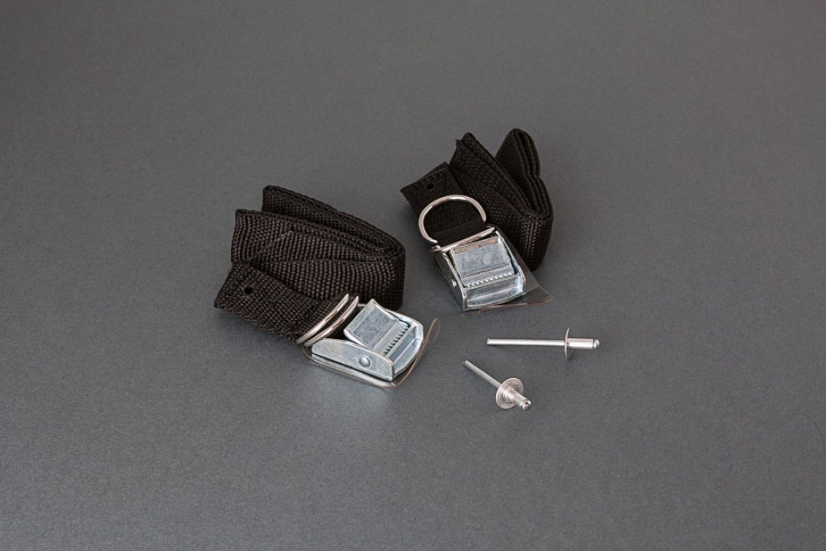 Fiamma veiligheidsriem 2 stuks geschikt voor Carry Bike Lift 77 / Lift 77 E-Bike - Fiamma onderdeelnummer 98656-776