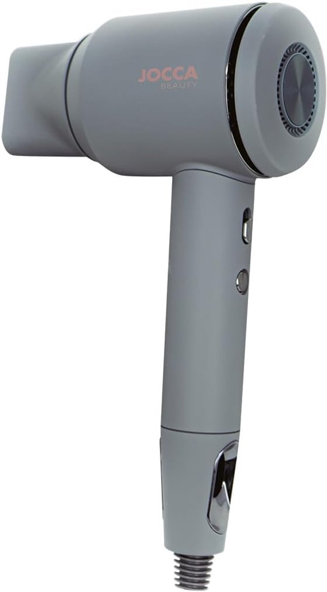 Borstelloze haardroger met 2 snelheden, 4 temperaturen en ionentechnologie - Licht, compact en stil
