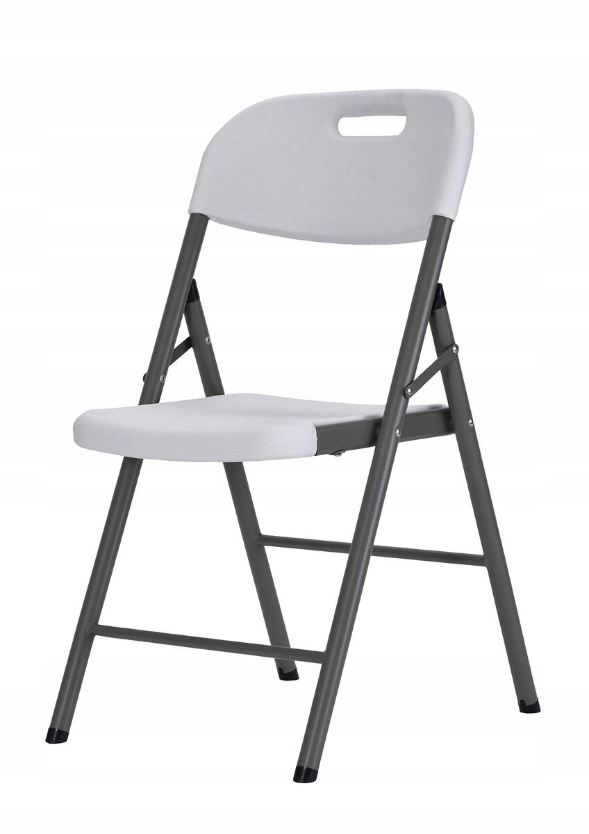 Marbueno Vouwstoel Kunststof Wit 44x53x83 cm Catering, Strand en Kamperen 10531