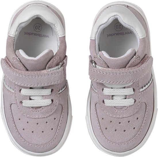 Vertbaudet Baskets bébé fille cuir à scratchs