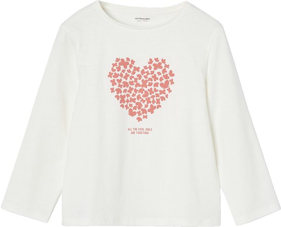 Vertbaudet Lot de 3 t-shirts fantaisie fille manches longues