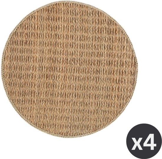 Placemat CALLIA, dia 38 cm rond, natural